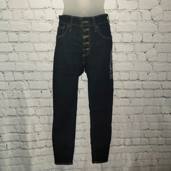 Lucky Brand Size 00 High Rise Skinny Jeans - Picture 2 of 9